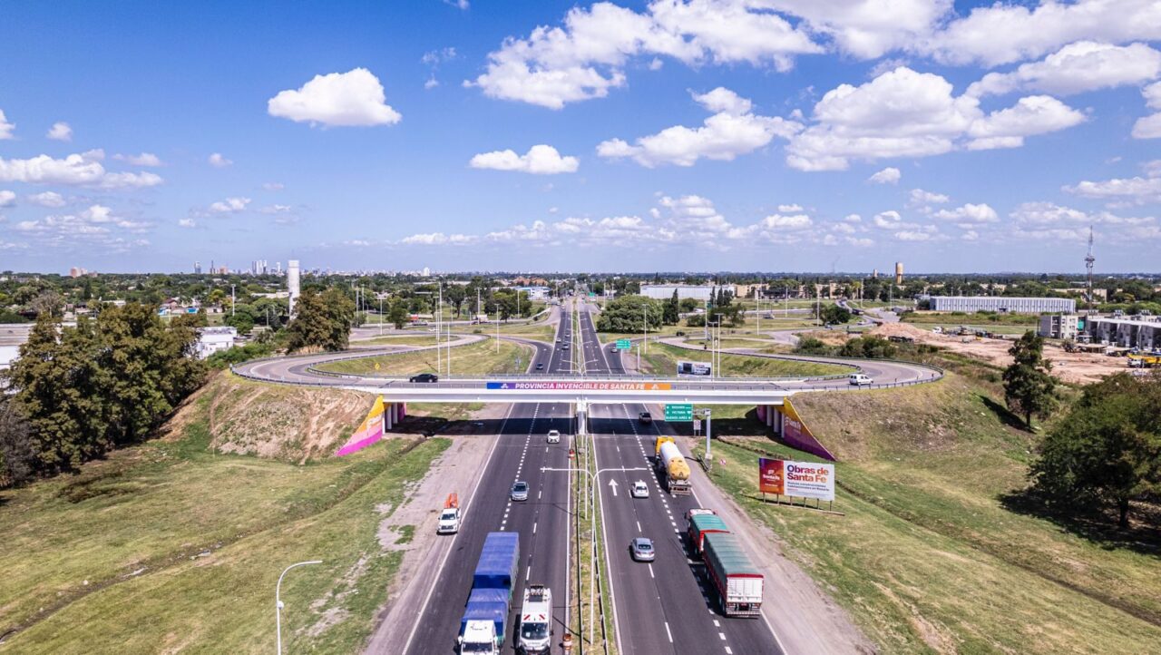 HISTÓRICO: A PARTIR DE ESTE LUNES QUEDA HABILITADO EL TERCER CARRIL DE LA AUTOPISTA ROSARIO-SANTA FE