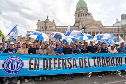 LA CGT CONFIRMÓ PARO NACIONAL POR 24 HORAS CONTRA LA REFORMA LABORAL DE JAVIER MILEI