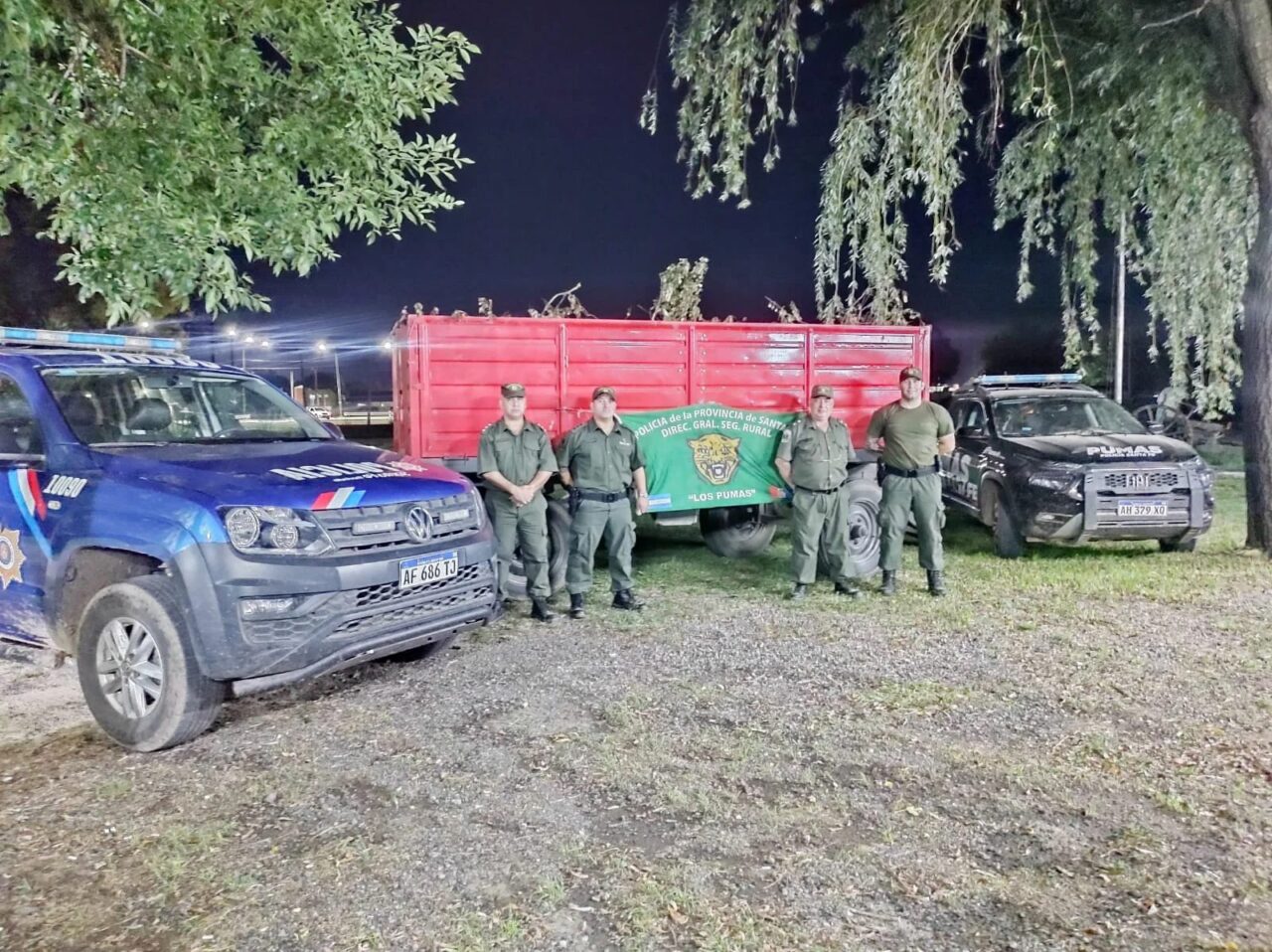 LAS ROSAS: ESCLARECEN ROBO Y RECUPERAN UN ACOPLADO SUSTRAÍDO EN ZONA RURAL