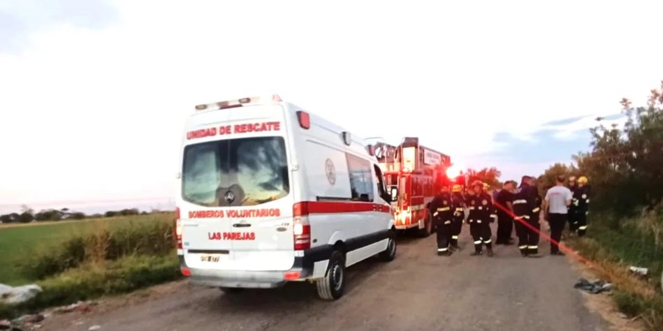 LAS PAREJAS: DOS OPERARIOS FUERON REANIMADOS TRAS UN GRAVE INCIDENTE EN EL PREDIO DE CLOACAS