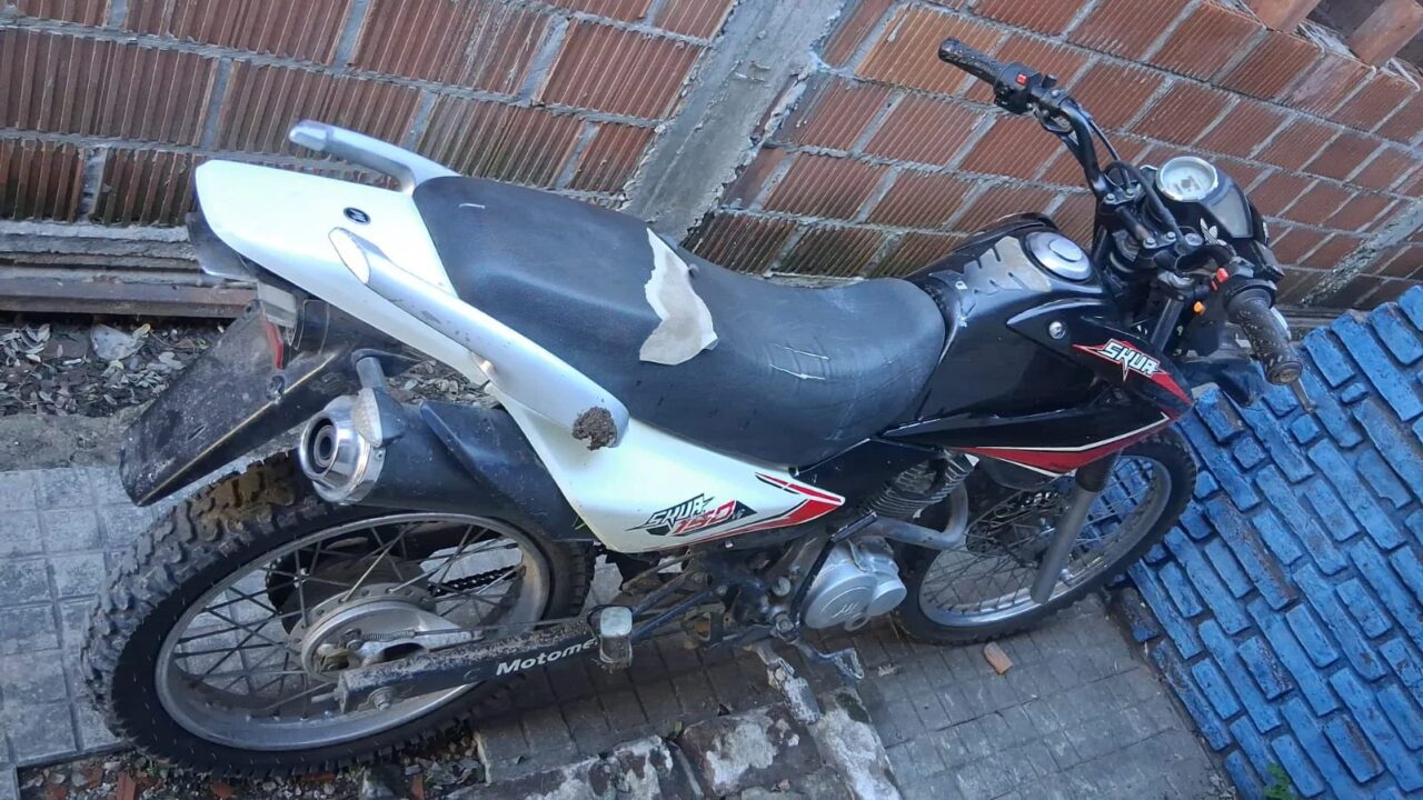 INTENTO DE ROBO CALIFICADO EN LAS PAREJAS: RECUPERAN UNA MOTO TRAS UN OPERATIVO