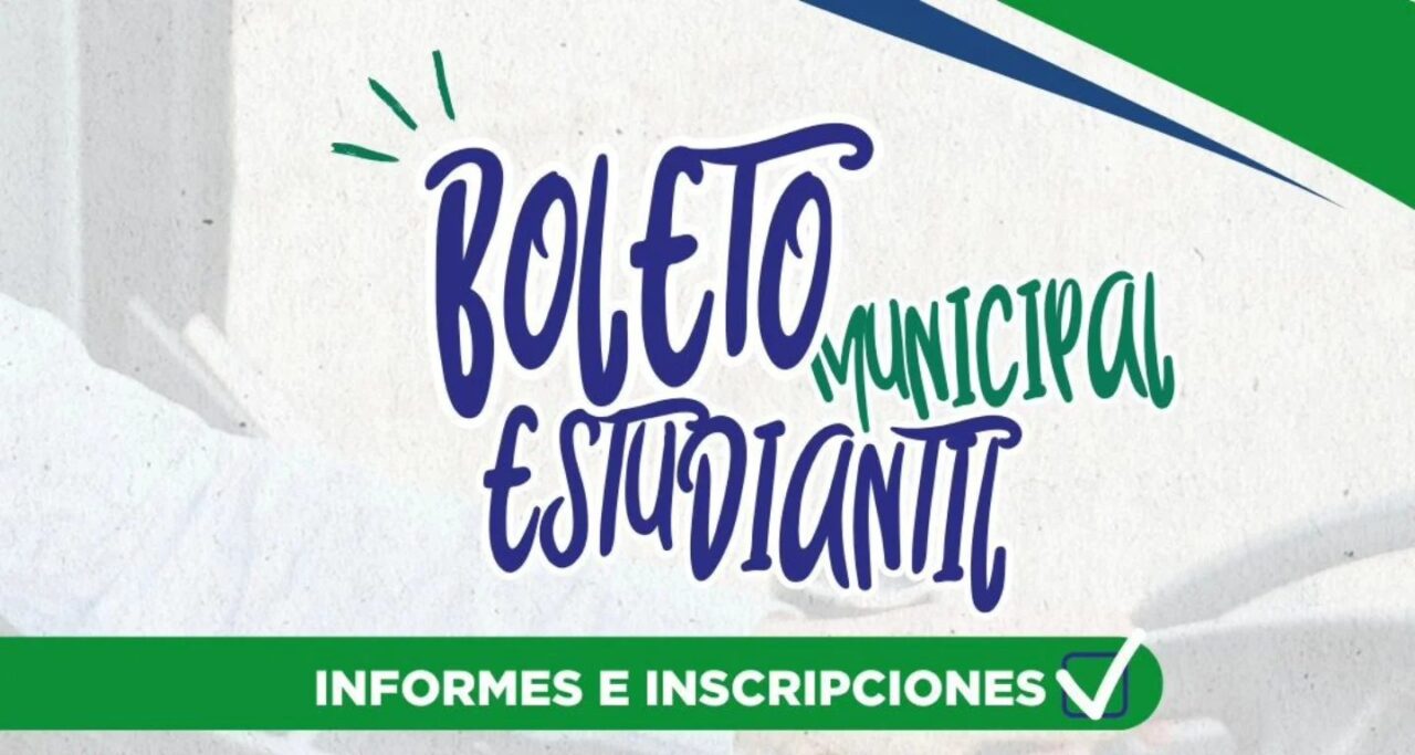 LAS PAREJAS: ABIERTA LA INSCRIPCIÓN PARA EL BOLETO EDUCATIVO MUNICIPAL