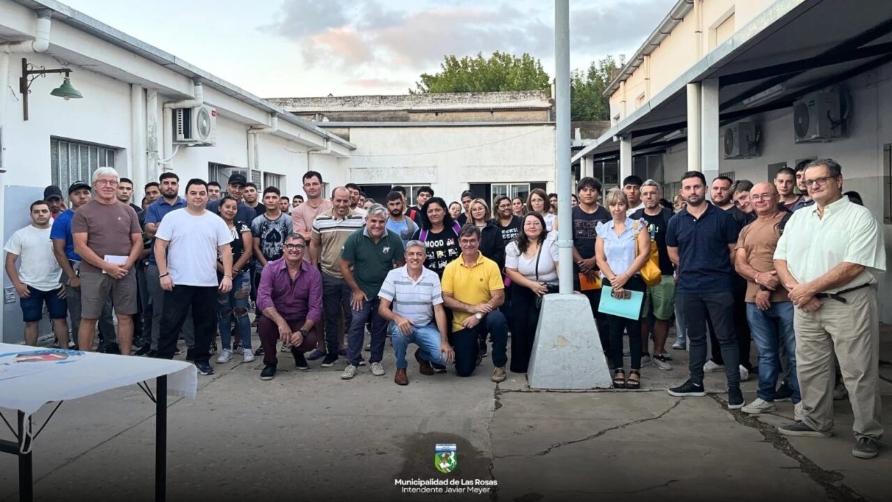 COMENZARON LAS CAPACITACIONES Y CURSOS DE OFICIO EN ESCUELA TÉCNICA LAS ROSAS