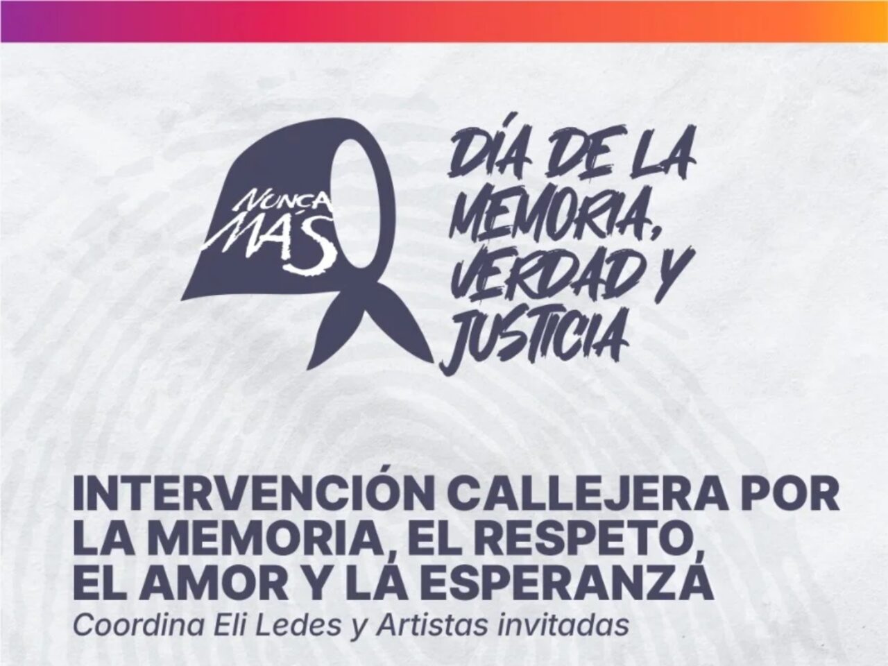 CAÑADA DE GÓMEZ CONMEMORA EL DÍA DE LA MEMORIA CON UNA INTERVENCIÓN ARTÍSTICA Y EL ESPECTÁCULO DE LA TROVA