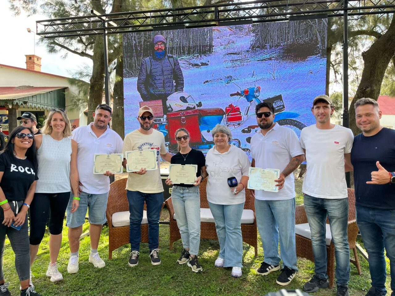 LA COMPARENCIA FUE SEDE DE UN EVENTO CON REFERENTES MOTOVIAJEROS