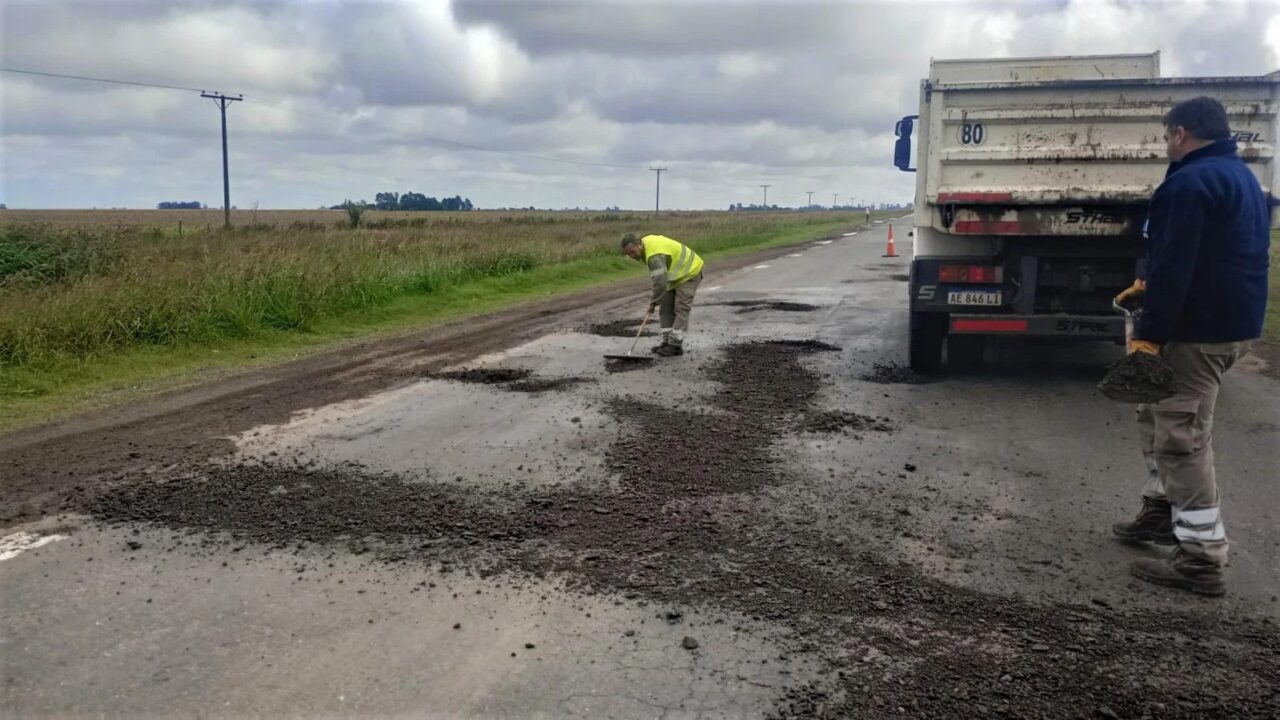 VIALIDAD NACIONAL REALIZA BACHEOS PREVENTIVOS SOBRE RN 178 EN VILLA ELOÍSA