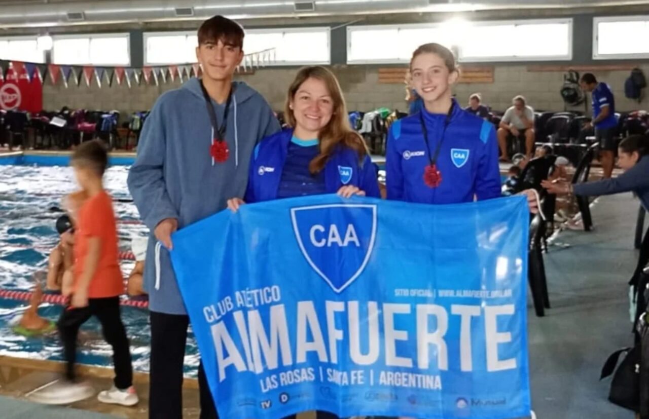 ALMAFUERTE IMPULSA LA NATACIÓN COMPETITIVA CON PRESENCIA EN TORNEOS DE LA ROSARINA