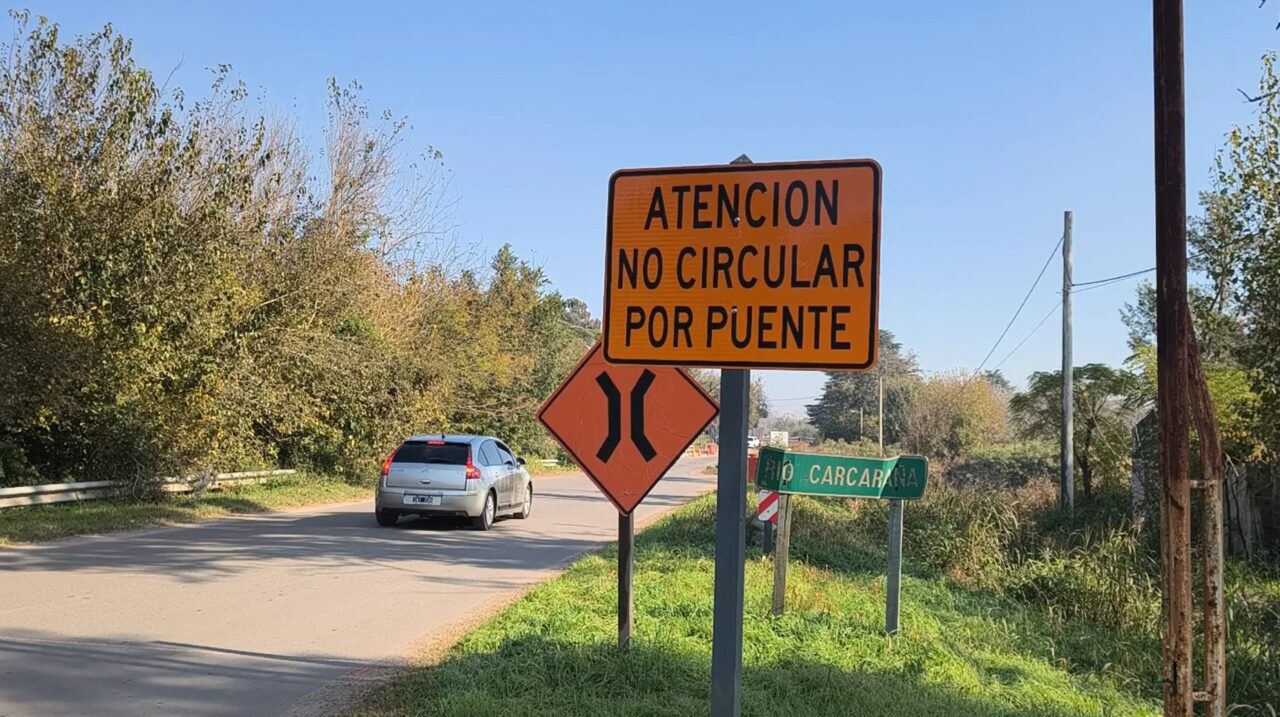 REPARACIÓN DEL PUENTE DE LA RUTA 9 EN CARCARAÑÁ: TODAVÍA FALTA UN MES MÁS