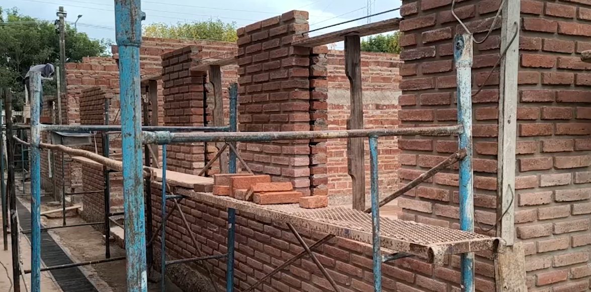 AVANZA LA CONSTRUCCIÓN DE NUEVAS AULAS EN EL JARDÍN MARINERO JORGE PASINATO DE CARCARAÑÁ