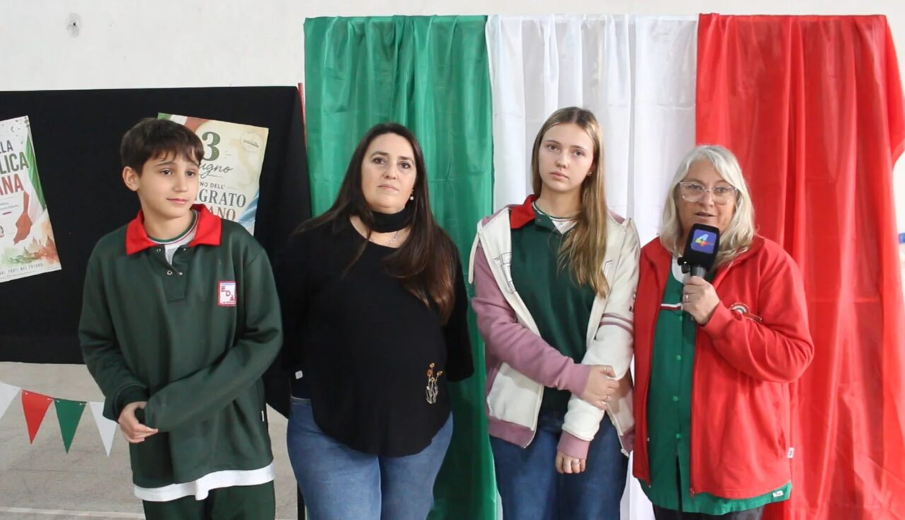 LAS ROSAS: ESCUELA DANTE ALIGHIERI CELEBRÓ LA FIESTA DE LA REPÚBLICA ITALIANA