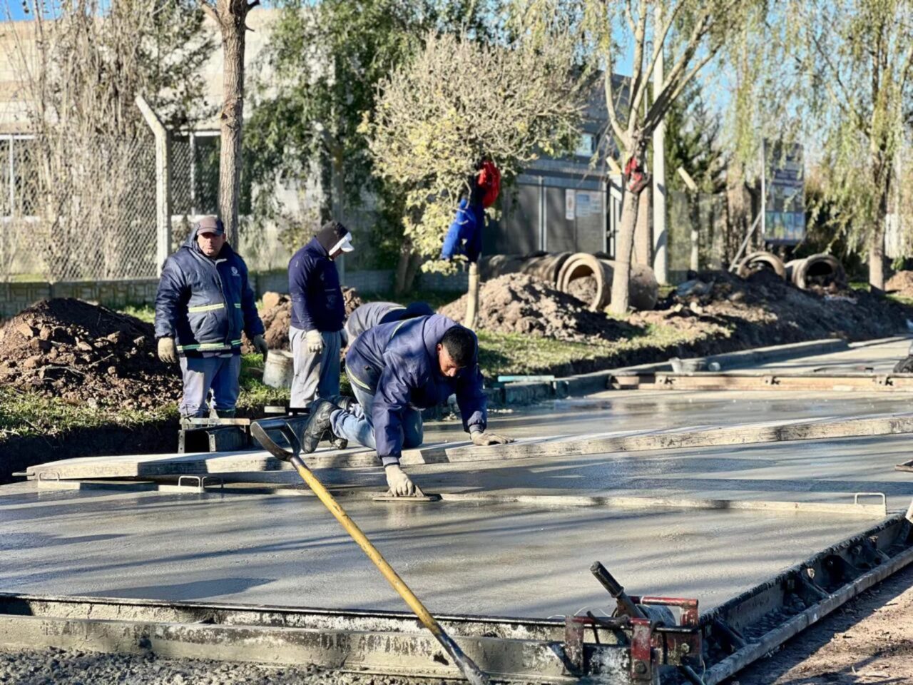 CAÑADA DE GÓMEZ: EL MUNICIPIO AVANZA CON LA PAVIMENTACIÓN DE CALLE OROÑO